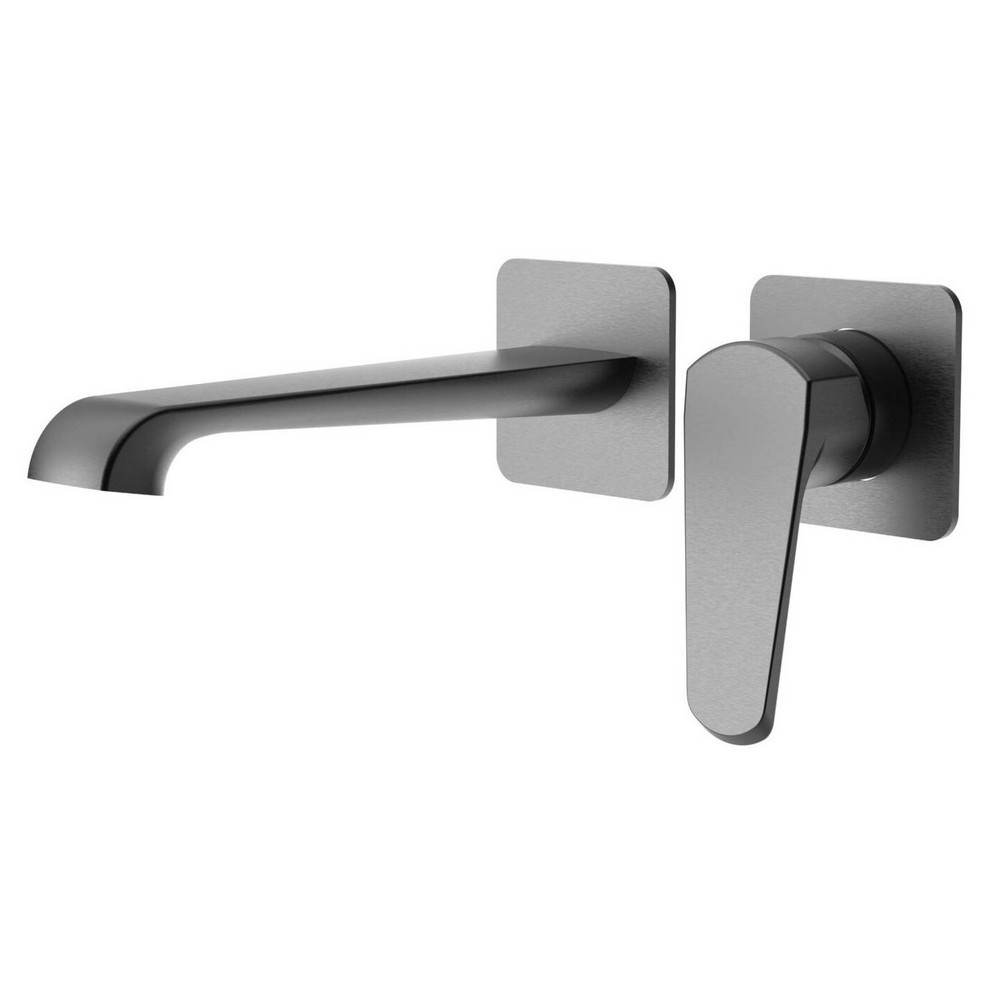 Scudo Montana Wall Mounted Bath Mixer in Gunmetal