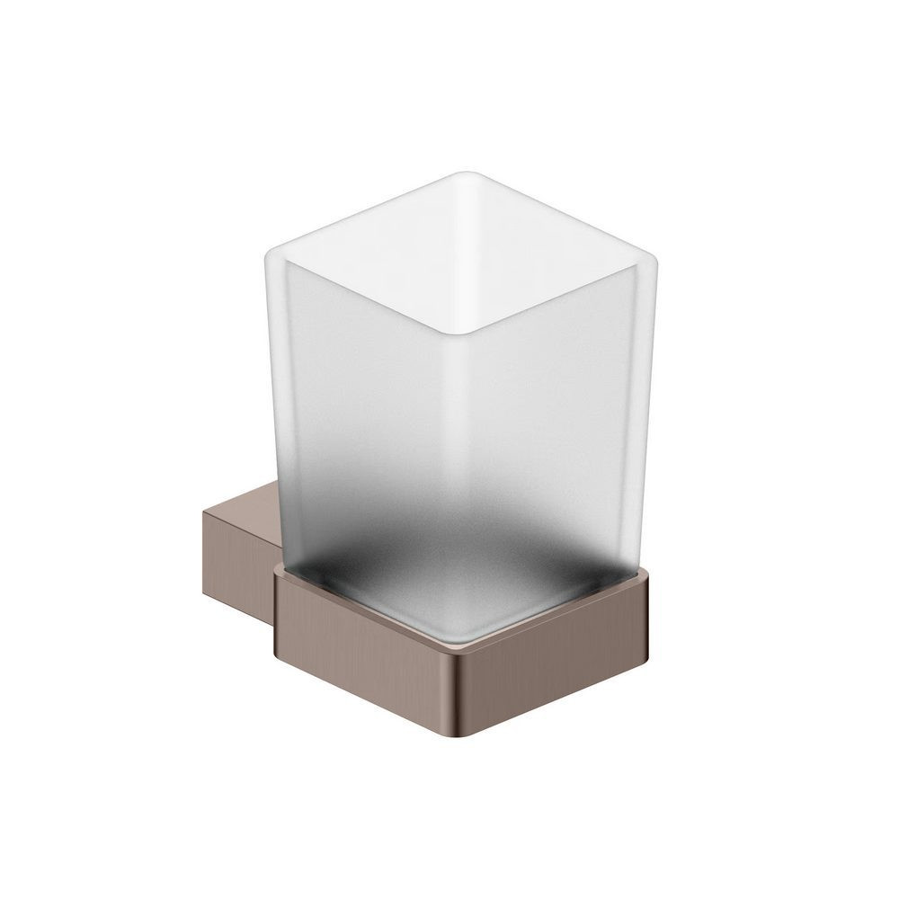 Scudo Monza Tumbler Holder in Brushed Bronze