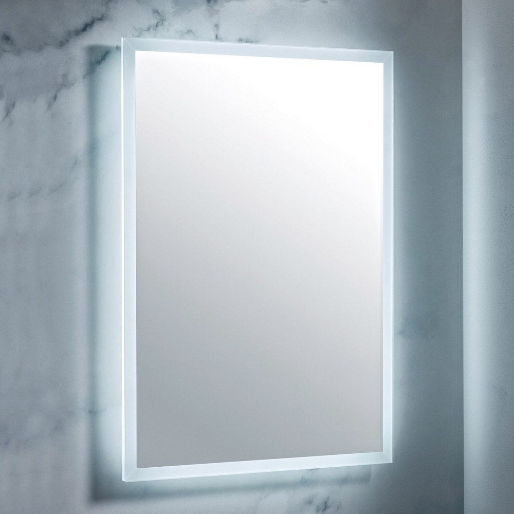 Scudo Mosca LED 500 x 700mm Mirror with Demister Pad and Shaver Socket (1)