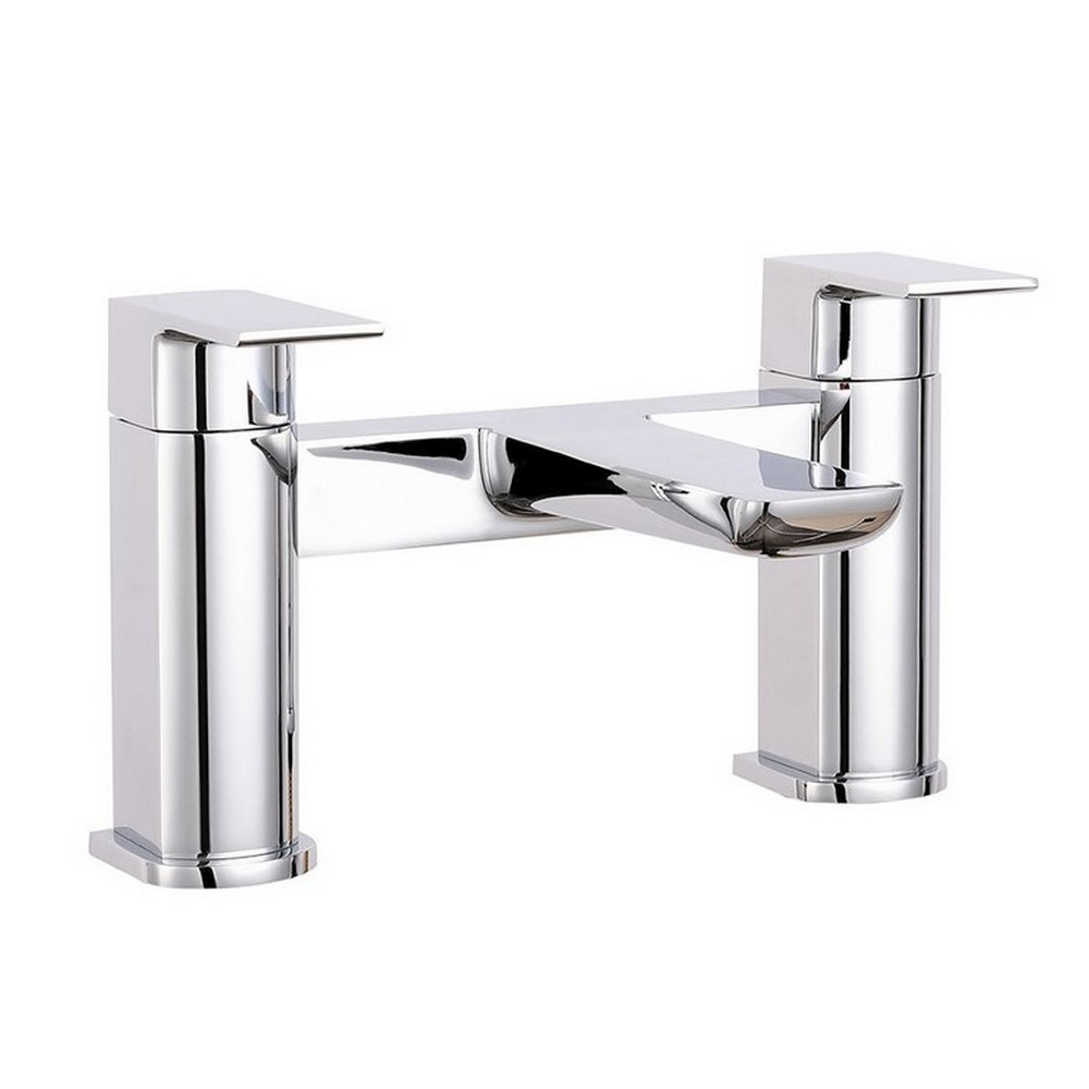Scudo Muro Bath Filler in Chrome