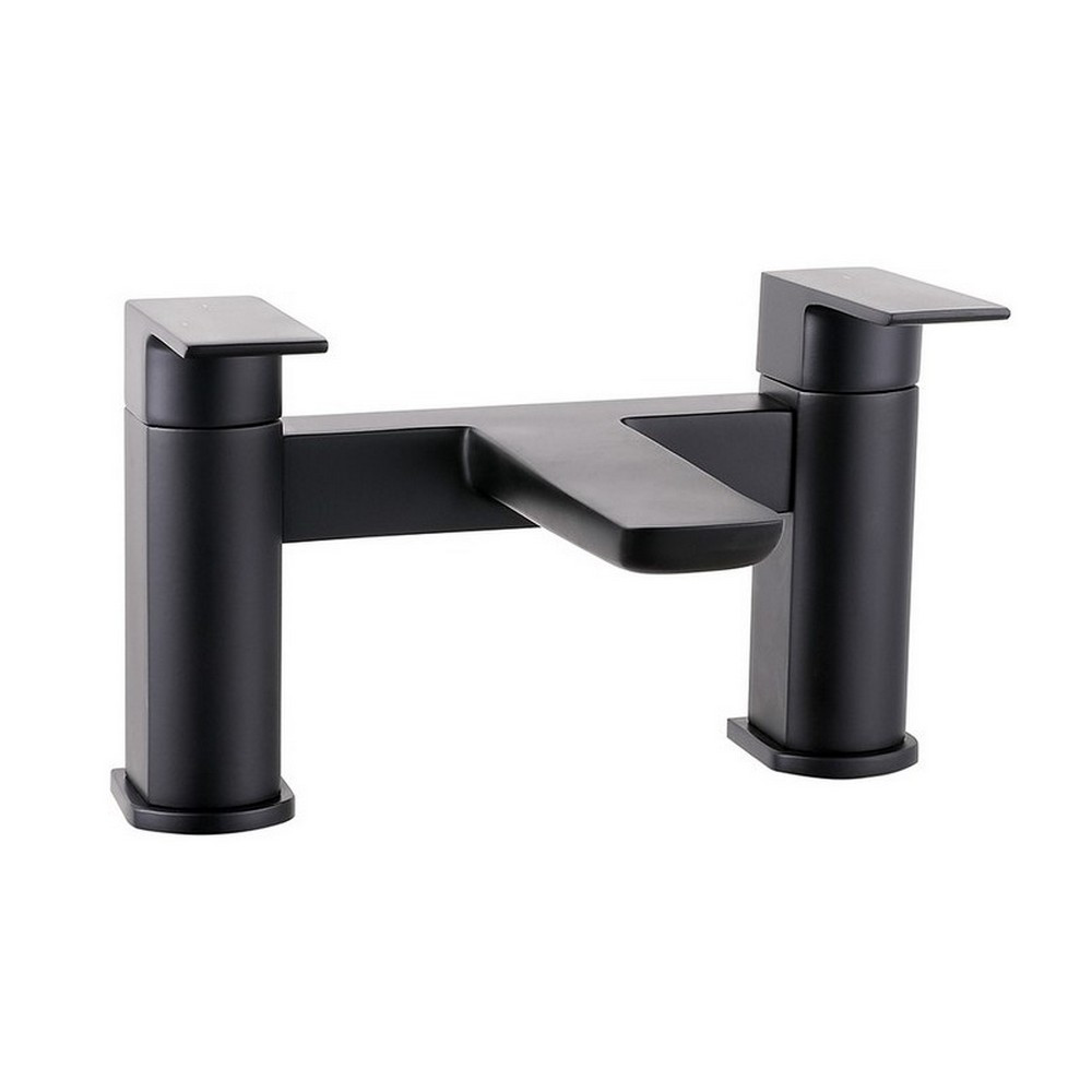 Scudo Muro Bath Filler in Matt Black