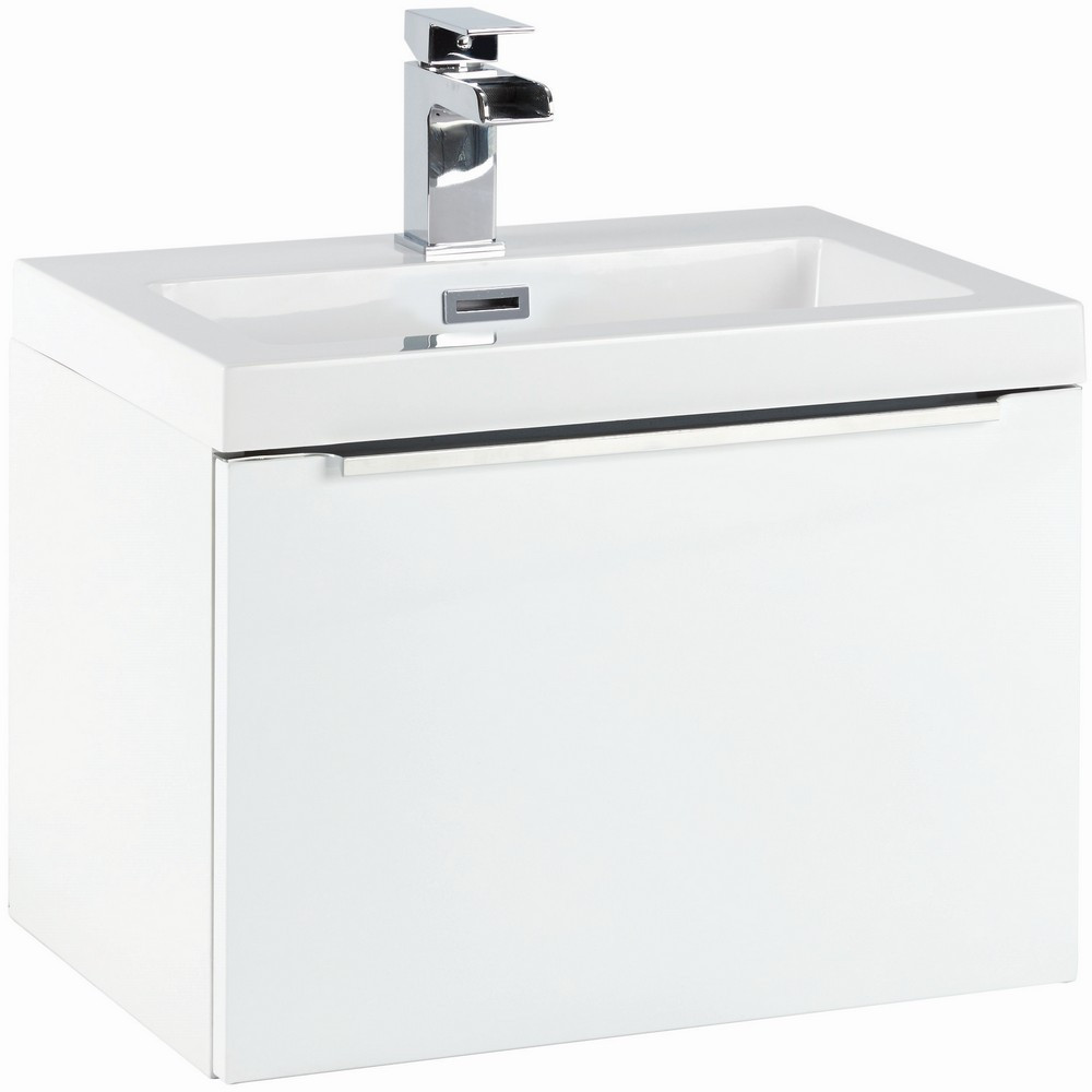 Scudo Muro Wall Hung 500mm Vanity Unit in Gloss White (1)