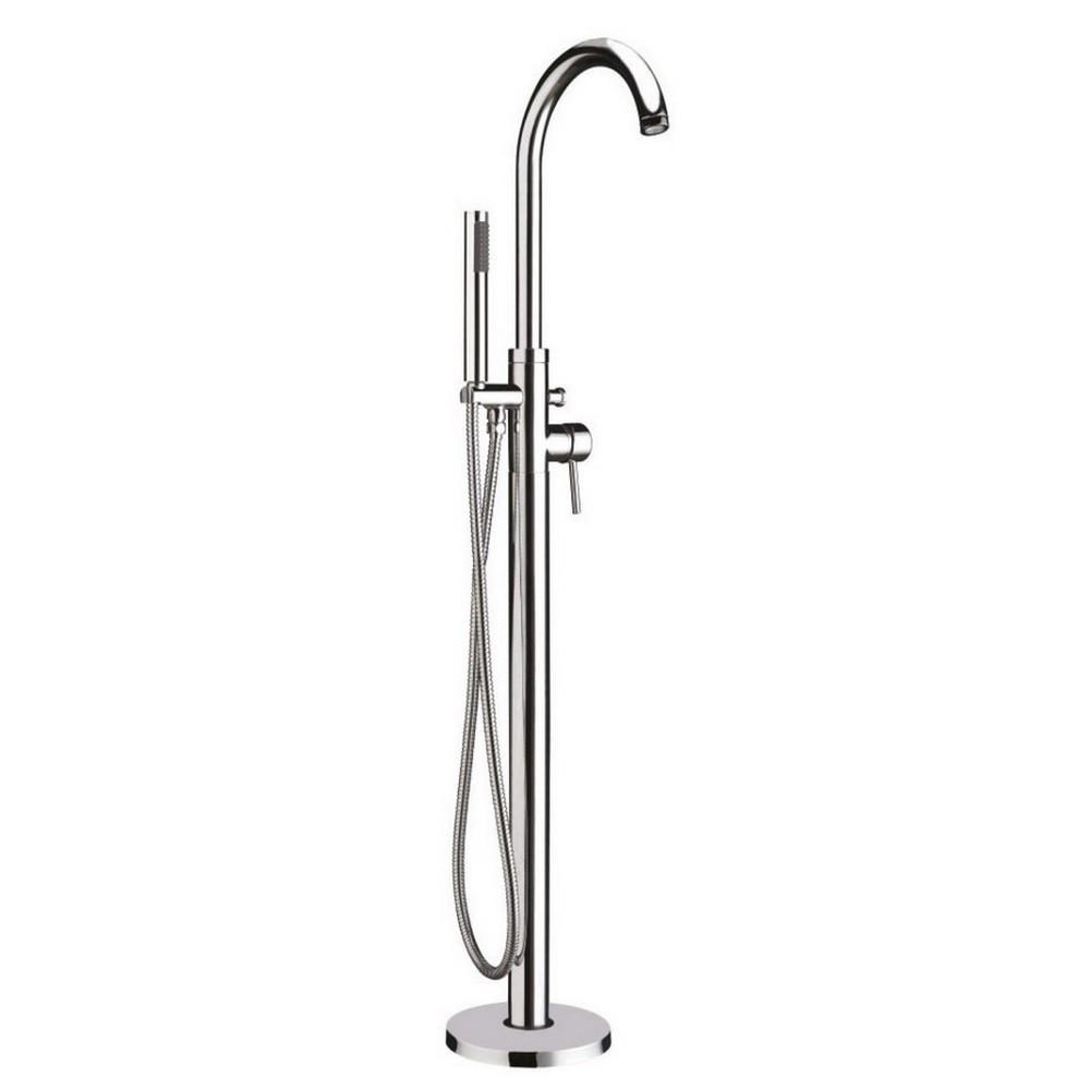 Scudo Premier Freestanding Bath Shower Mixer in Chrome