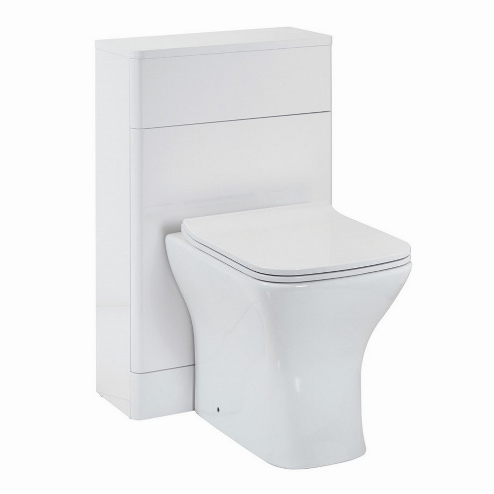 Scudo Rossini 500mm Back to Wall WC Unit in Gloss White (1)