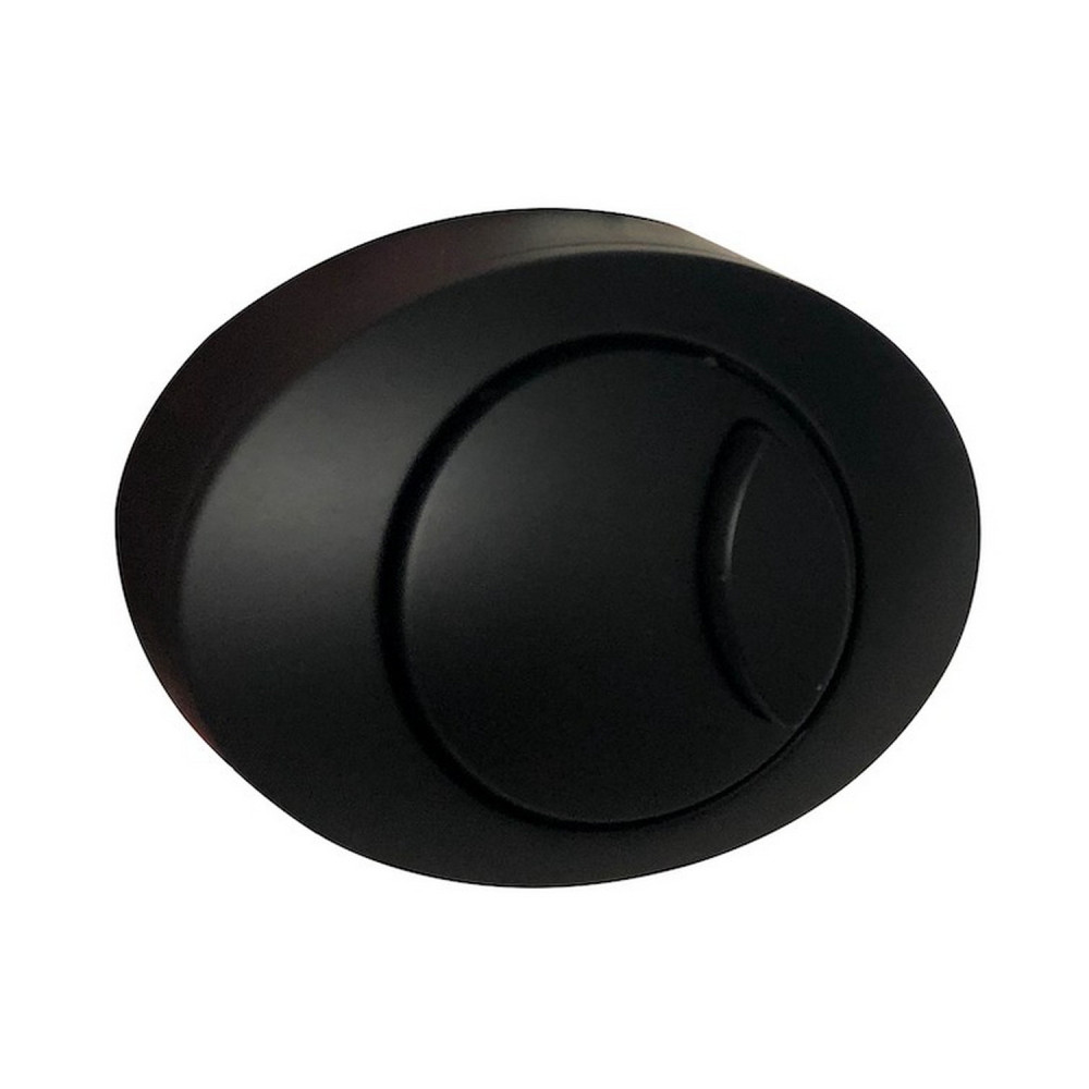 Scudo Round Black Push Button