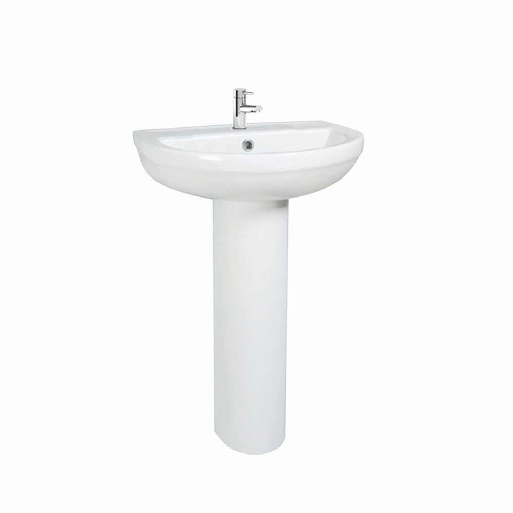 Scudo Spa 500mm Basin and Pedestal