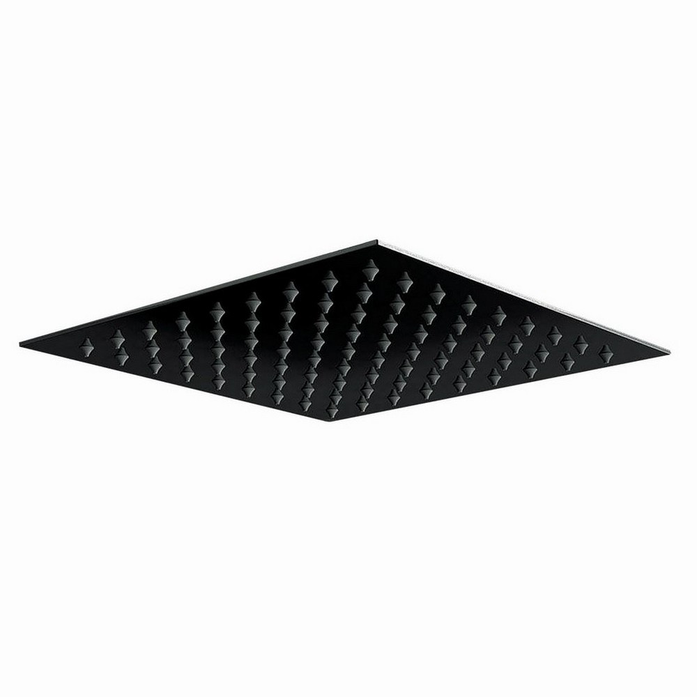 Scudo Squared 300mm Shower Head in Black (1)