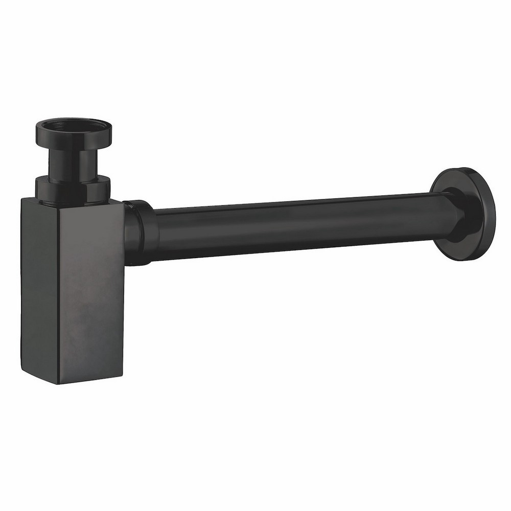 Scudo Squared Bottle Trap in Matt Black