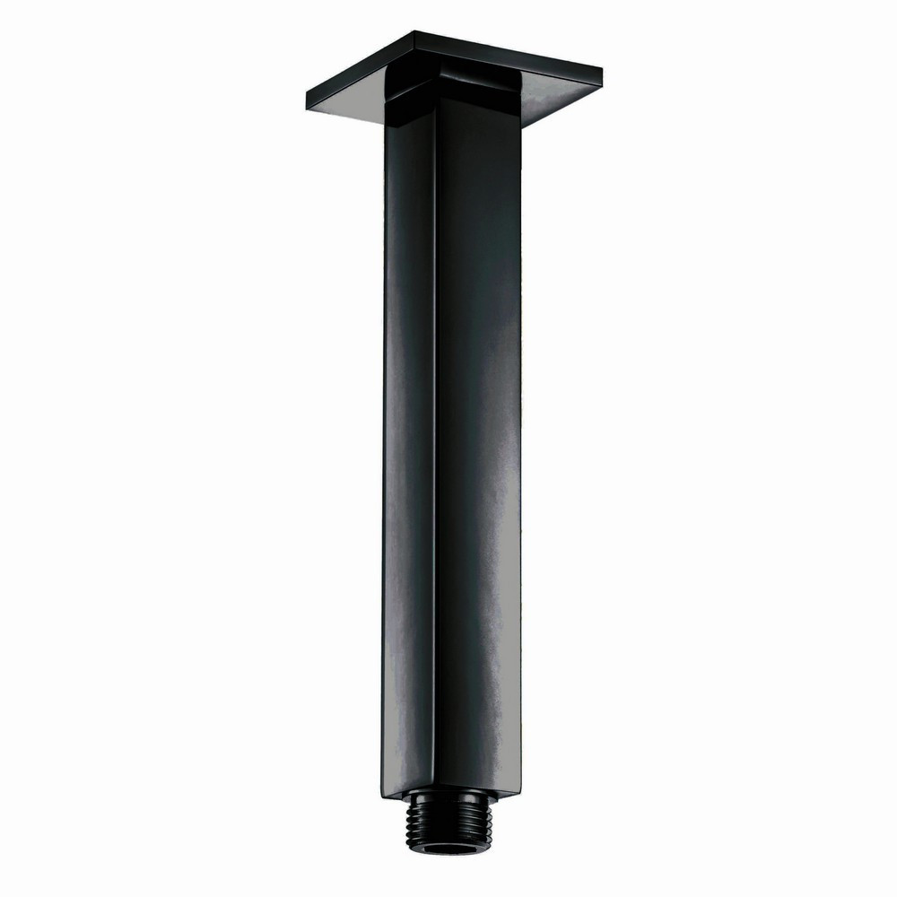 Scudo Squared Ceiling Mounted Shower Arm in Black (1)