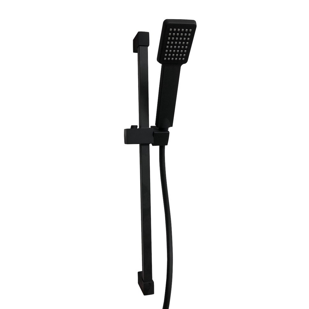 Scudo Squared Riser Rail Kit with Single Function Handset in Black (1)