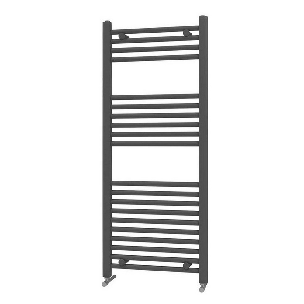 Scudo Strive 1200 x 400mm Towel Radiator in Carbon Anthracite