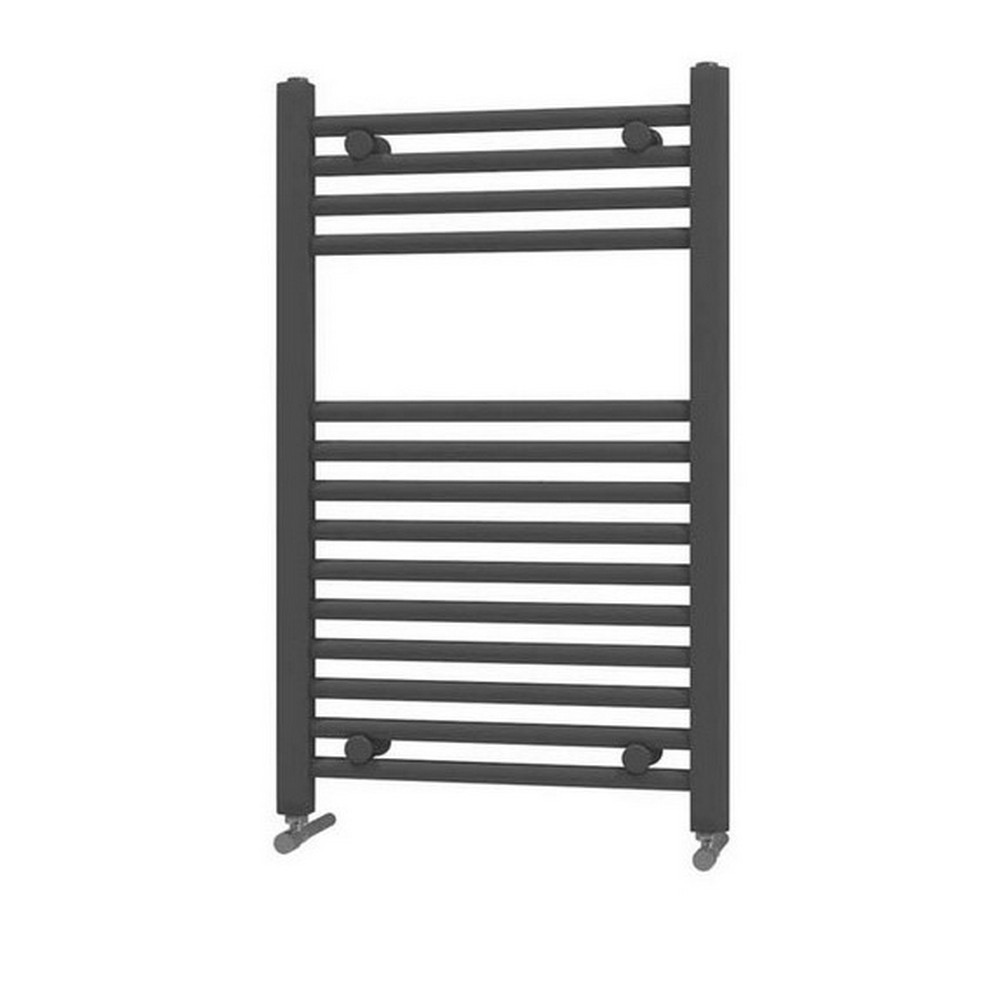 Scudo Strive 800 x 400mm Towel Radiator in Carbon Anthracite