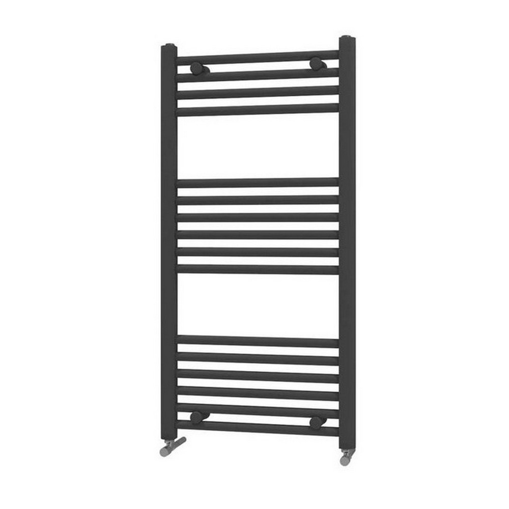 Scudo Strive 500 x 1000mm Towel Radiator in Black (1)