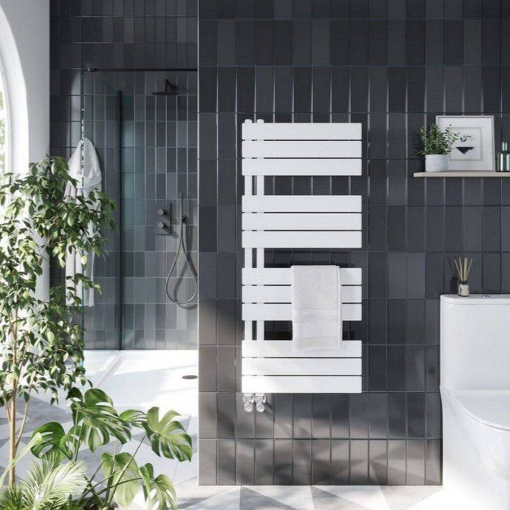 Scudo Thames 1150 x 500mm Towel Radiator in Matt White