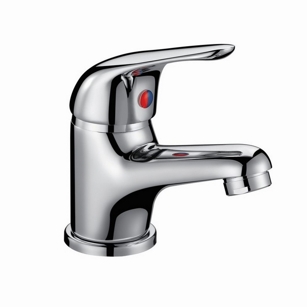 Scudo Tidy Mono Basin Mixer with Push Waste and 35mm Cartridge in Chrome (1)