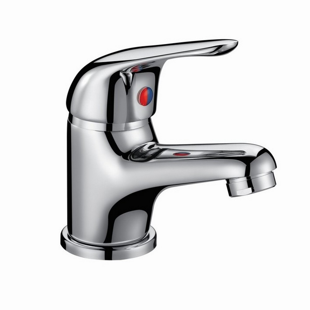 Scudo Tidy Mono Basin Mixer with Push Waste and 40mm Cartridge in Chrome (1)