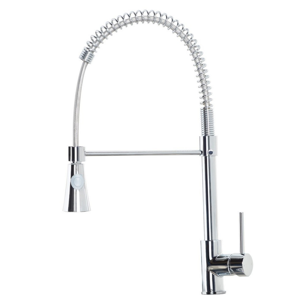 Scudo Tirare Chrome Kitchen Tap with Pull Out Spray (1)