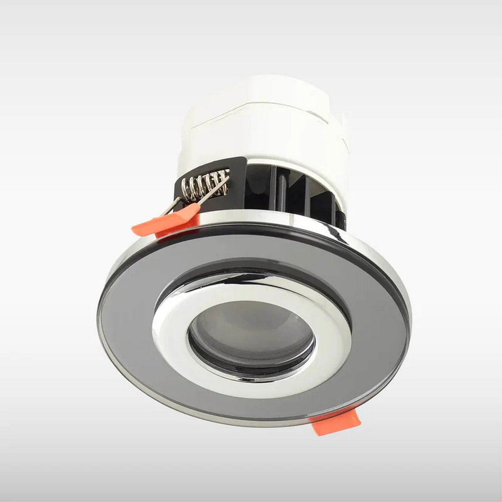 Sensio Circa IP65 TrioTone Smoked Glass Dual Power Downlight