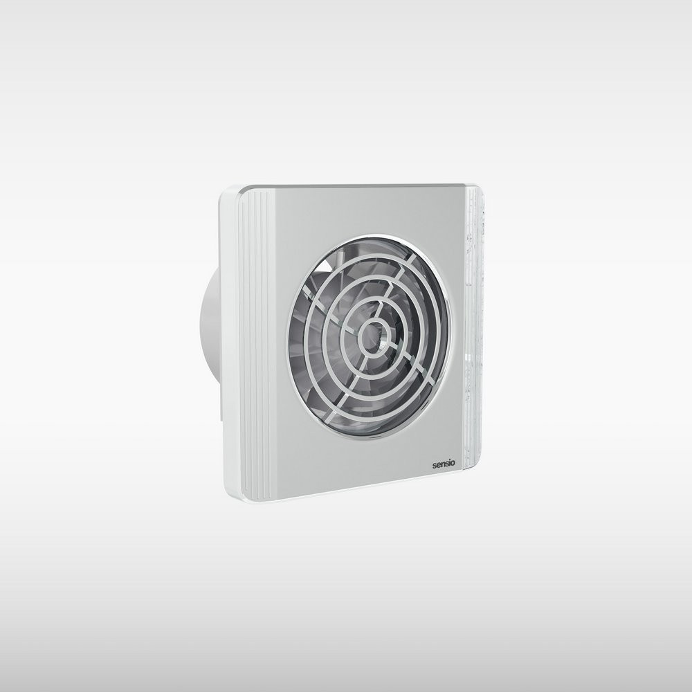 Sensio Layci 100mm Chrome Wall Ventilation Fan