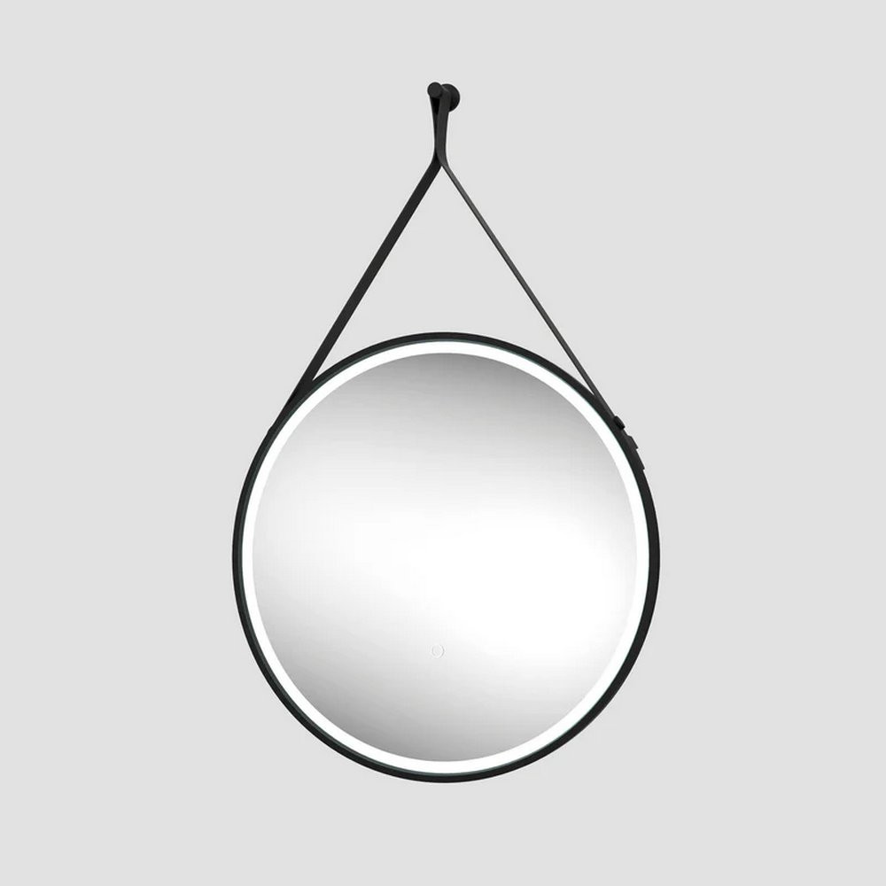 Sensio Nova 600mm Black LED Mirror with Strap
