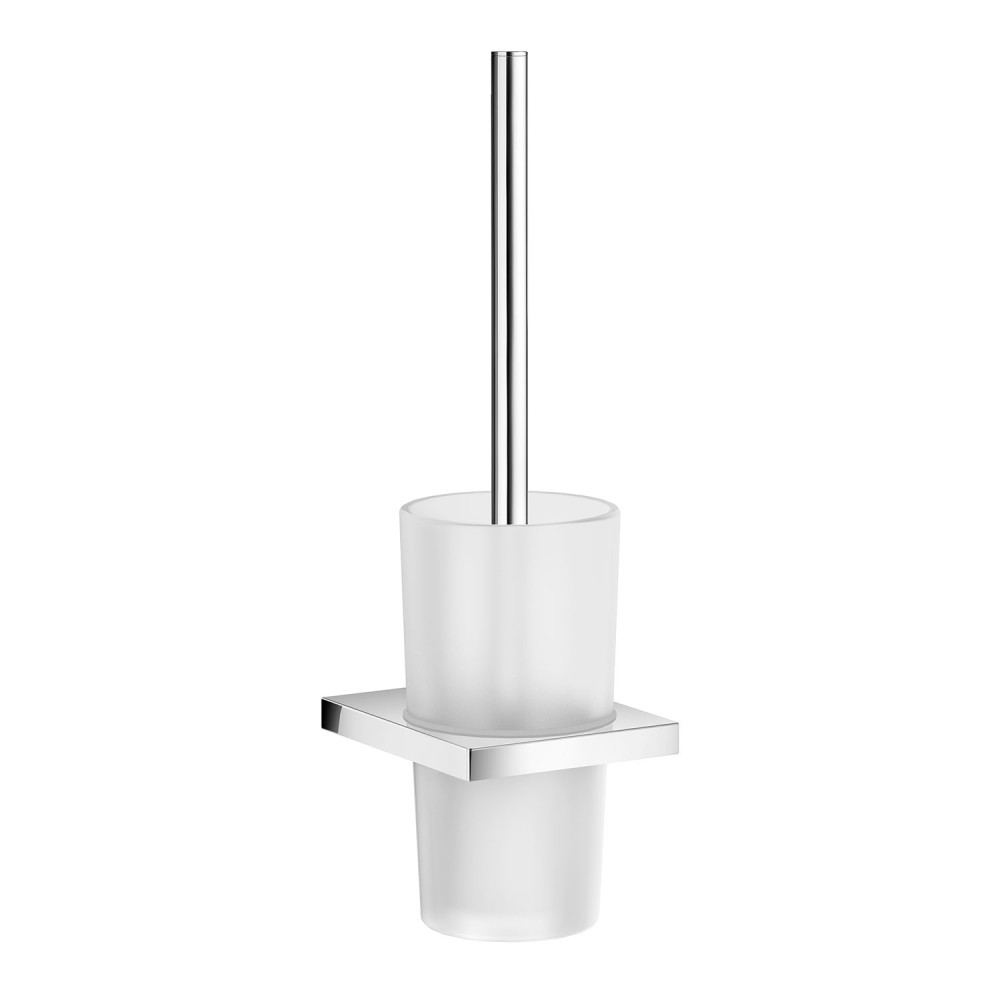 Smedbo Air Wall Mounted Chrome Toilet Brush and Holder