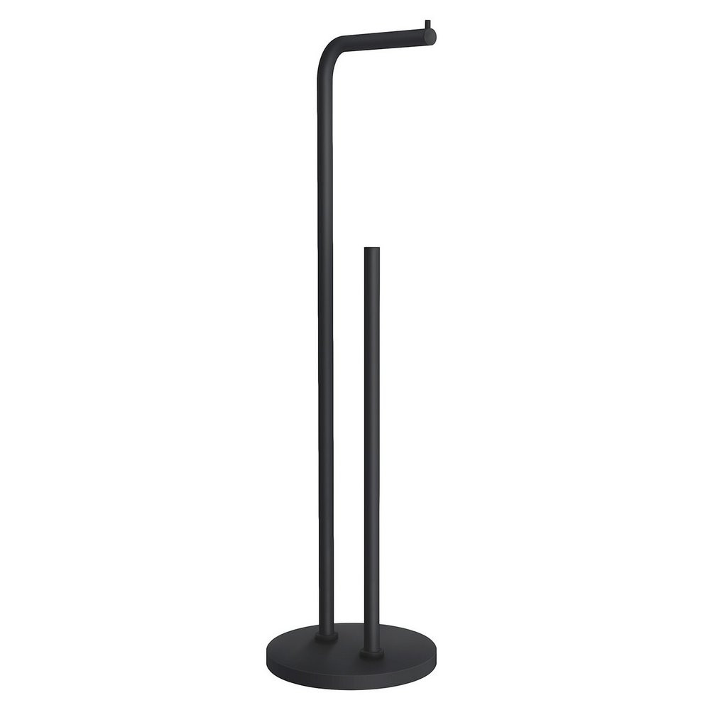 Smedbo Beslagsboden Black Freestanding Toilet Roll Holder
