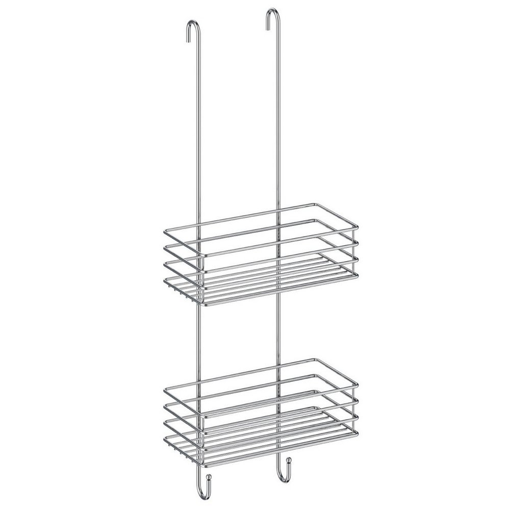 Smedbo Beslagsboden Chrome Two Tiered Shower Basket