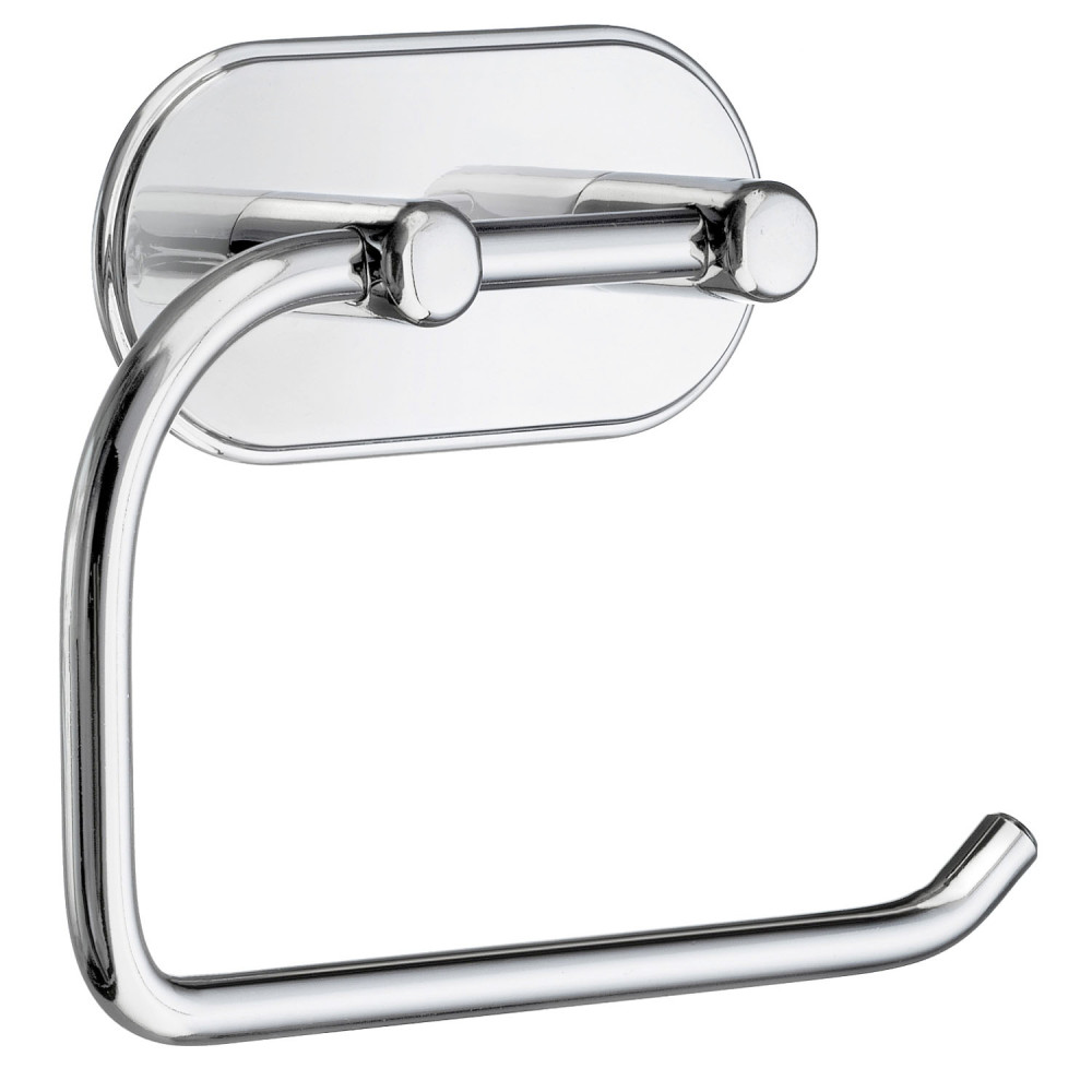 Smedbo Beslagsboden Design Self Adhesive Toilet Roll Holder in Chrome