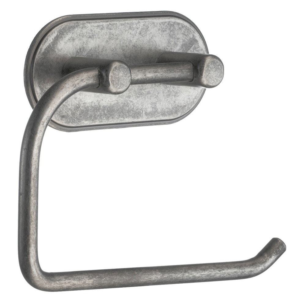 Smedbo Beslagsboden Design Self Adhesive Toilet Roll Holder in Pewter