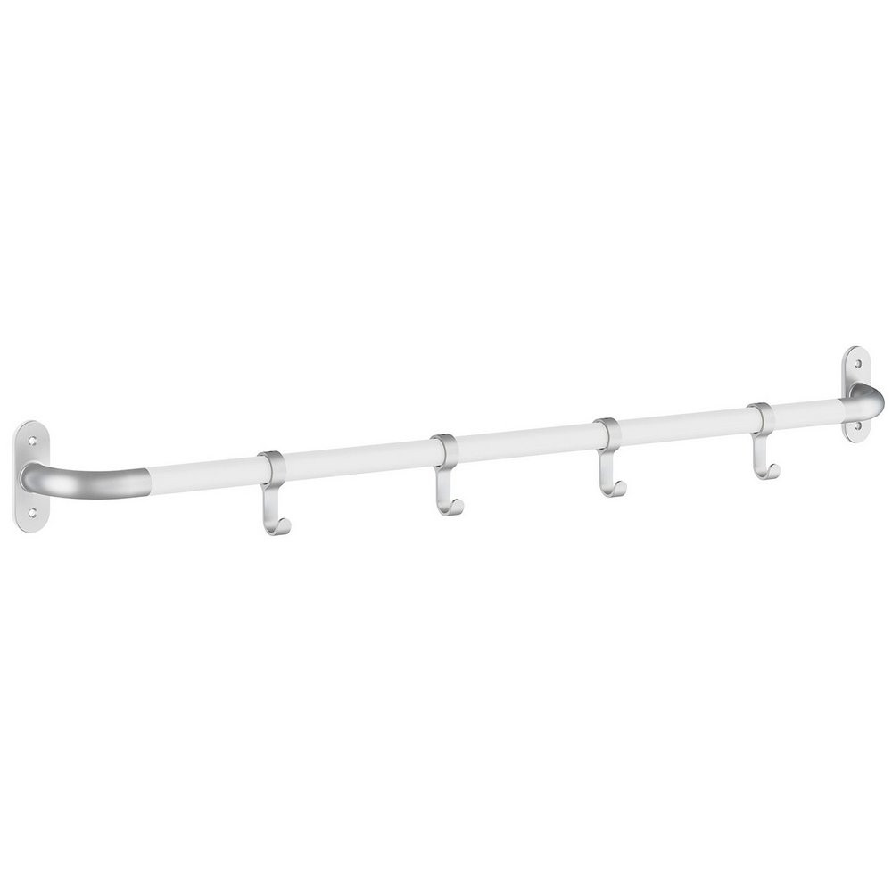 Smedbo Beslagsboden Hallway Hook Rack in Grey and White