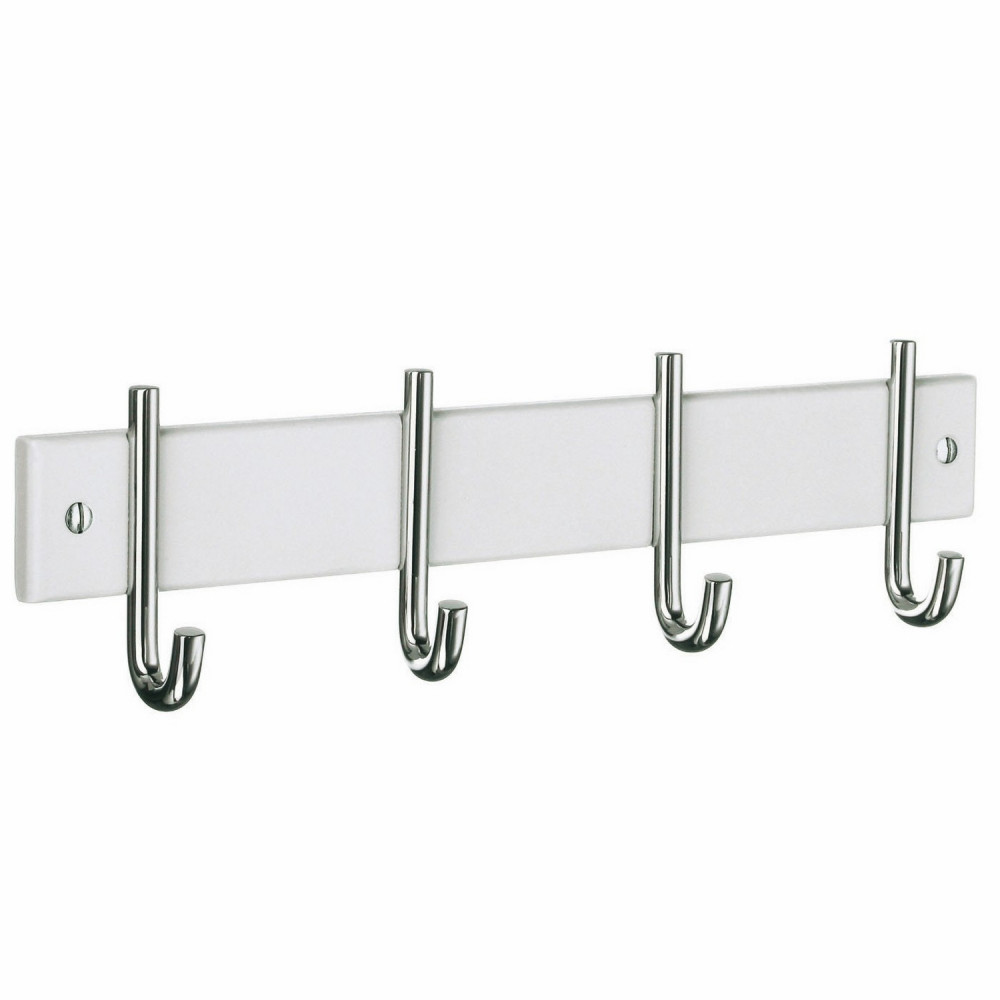 Smedbo Beslagsboden Quadruple White Coat Rack