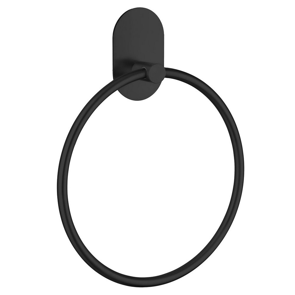 Smedbo Beslagsboden Self Adhesive Black Towel Ring