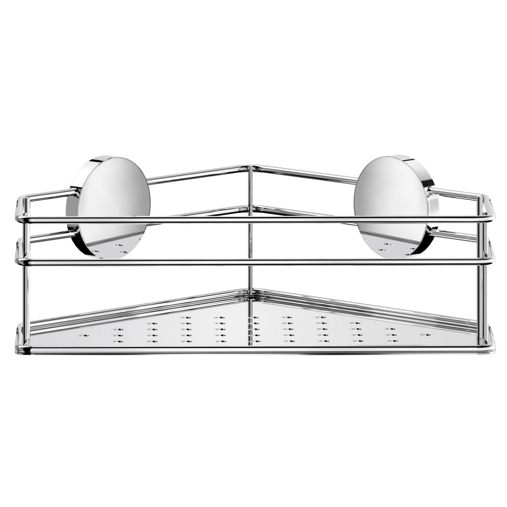 Smedbo Beslagsboden Self Adhesive Chrome Corner Shower Basket