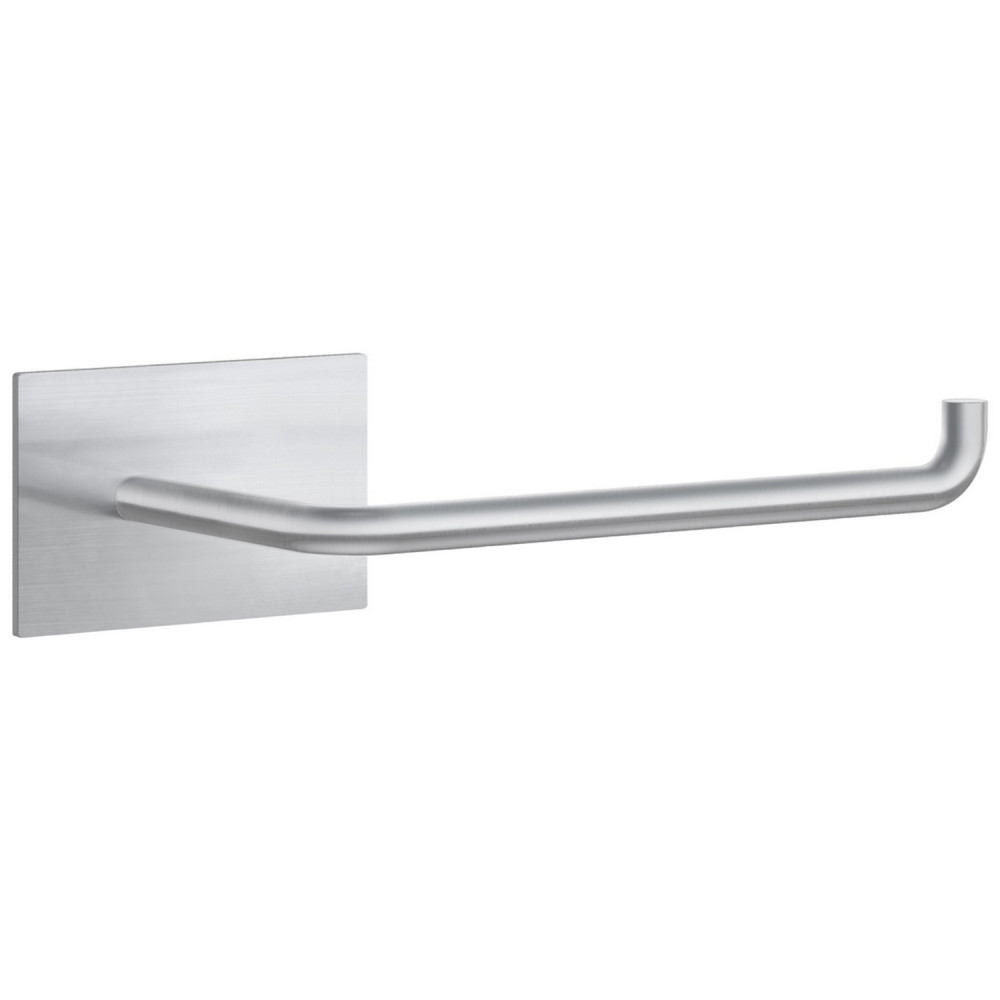 Smedbo Beslagsboden Self Adhesive Square Brushed Toilet Roll Holder