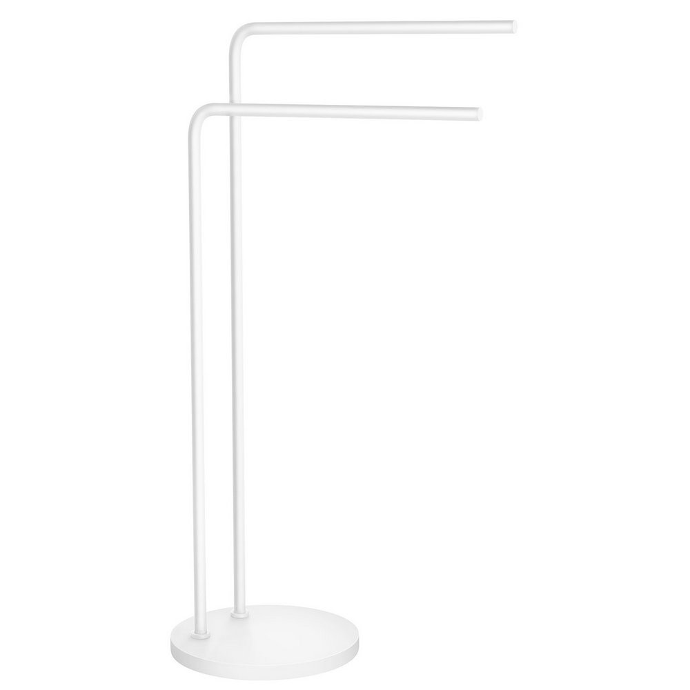 Smedbo Beslagsboden White Freestanding Double Towel Rail