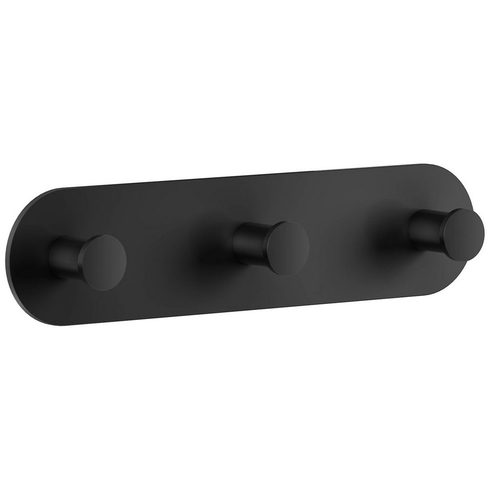 Smedbo Dot Black Triple Bathroom Hook