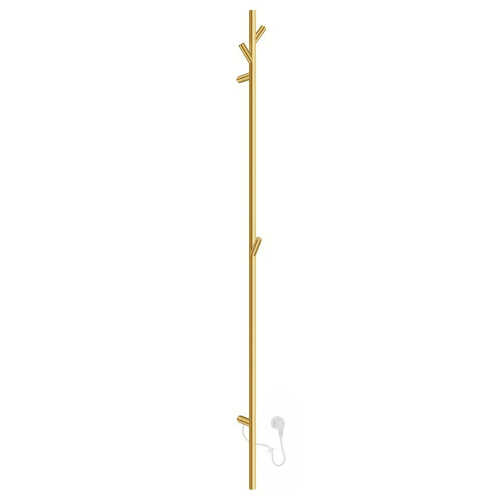 Smedbo Dry Brushed Brass Tree 1720mm Electric Towel Warmer