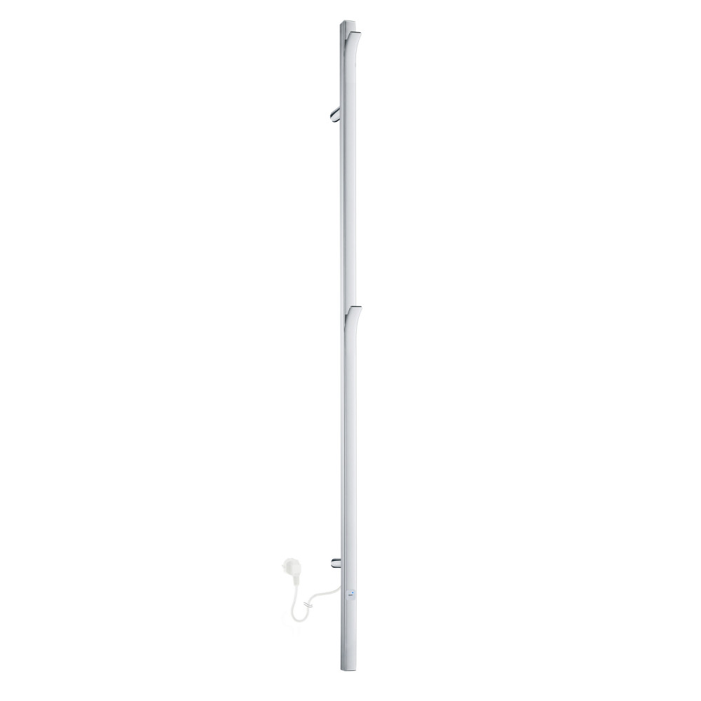 Smedbo Dry Polished 30 x 1500mm Vertical Electric Towel Warmer