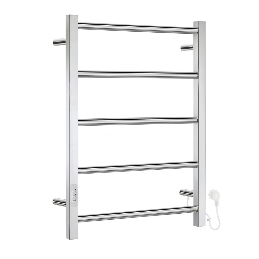 Smedbo Dry Polished Steel Compact 500 x 689mm Electric Towel Warmer (1)