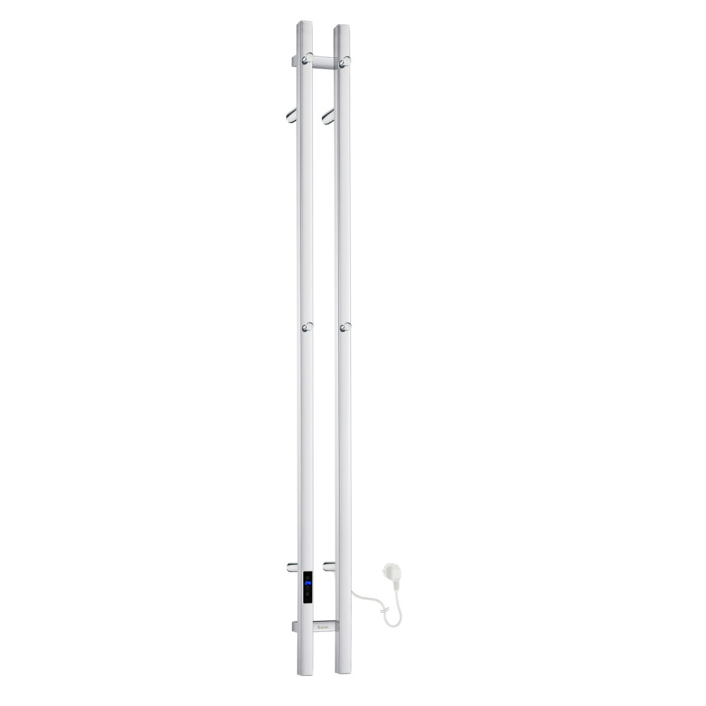 Smedbo Dry Polished Vertical 120 x 1500mm Electric Towel Warmer