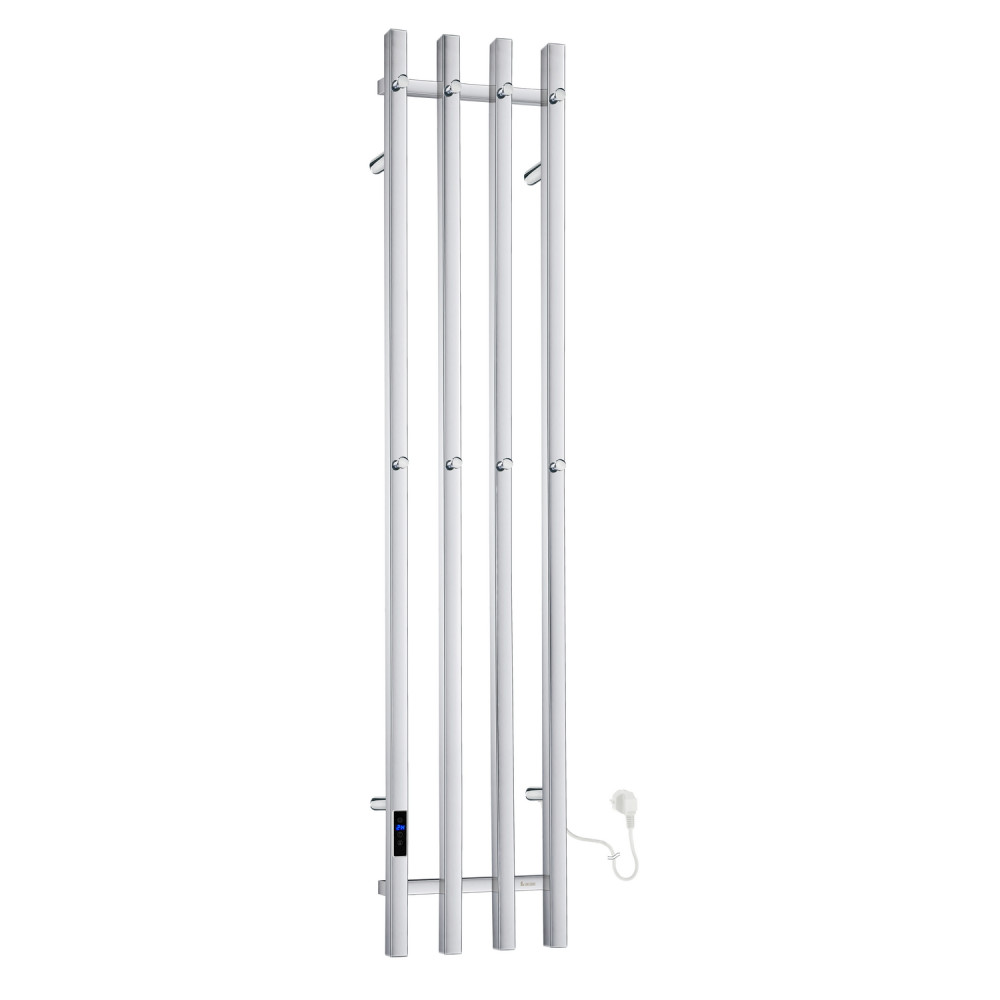 Smedbo Dry Polished Vertical 300 x 1500mm Electric Towel Warmer