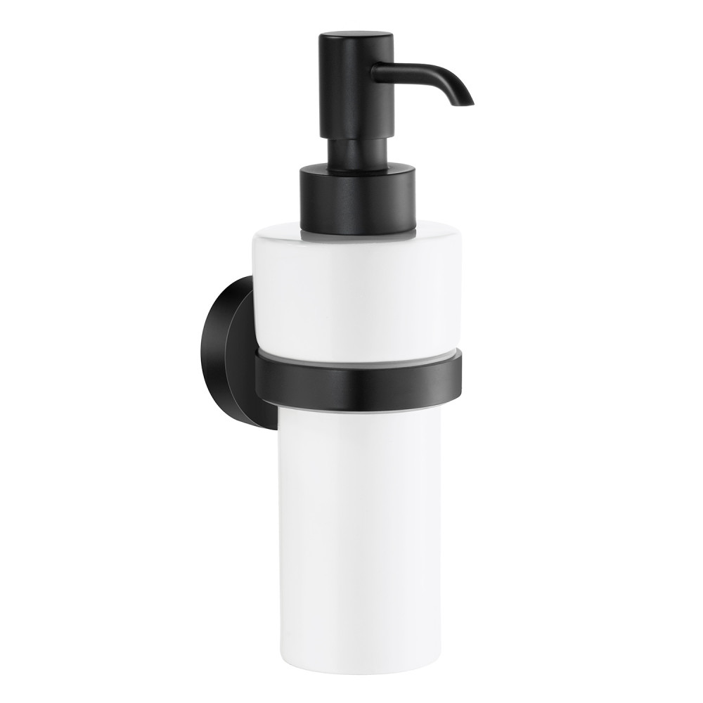 Smedbo Home Black Porcelain Soap Dispenser