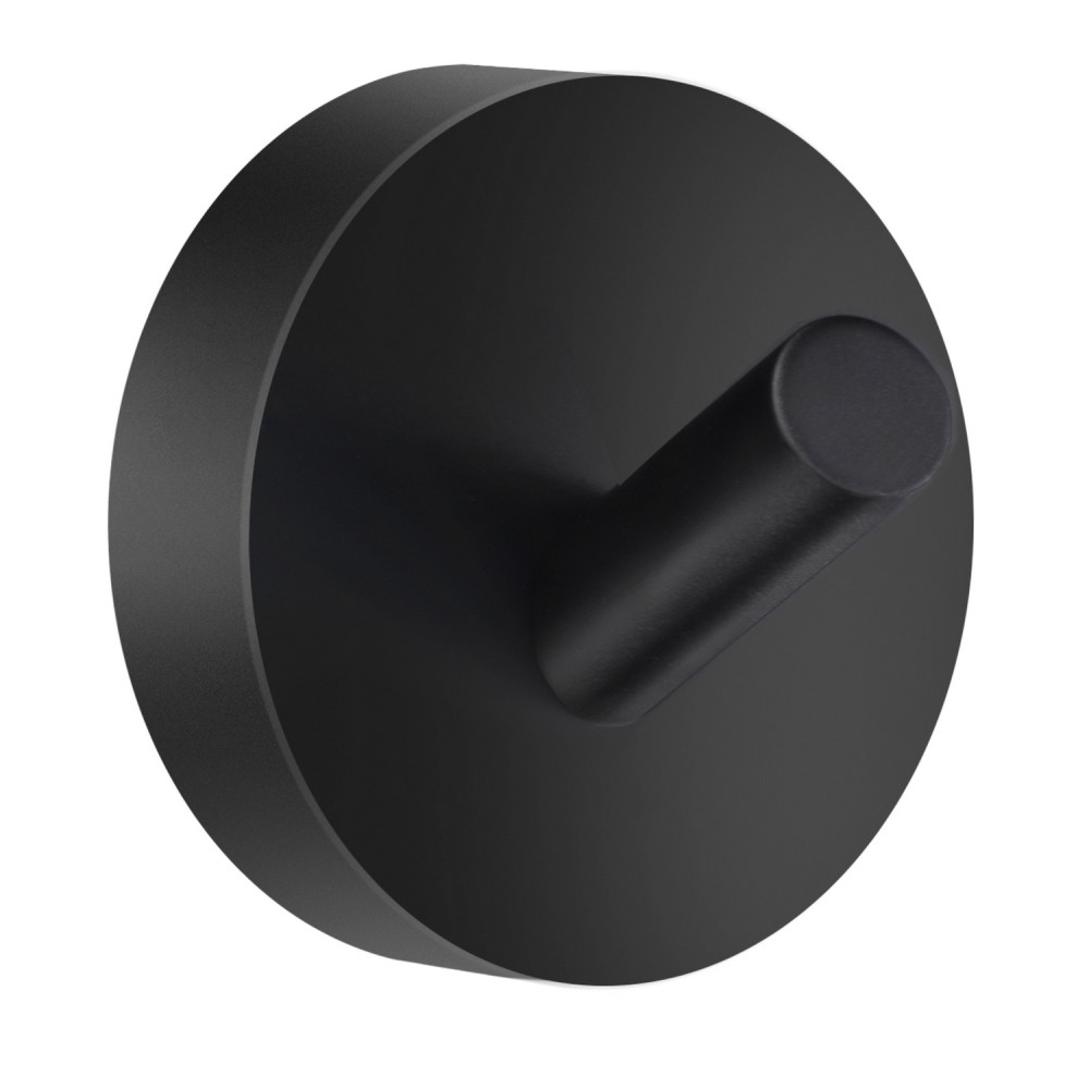 Smedbo Home Black Single Towel Hook
