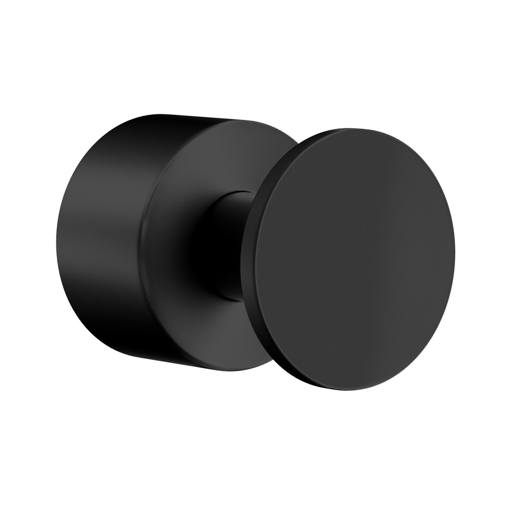 Smedbo Home Black Towel Hook Pair