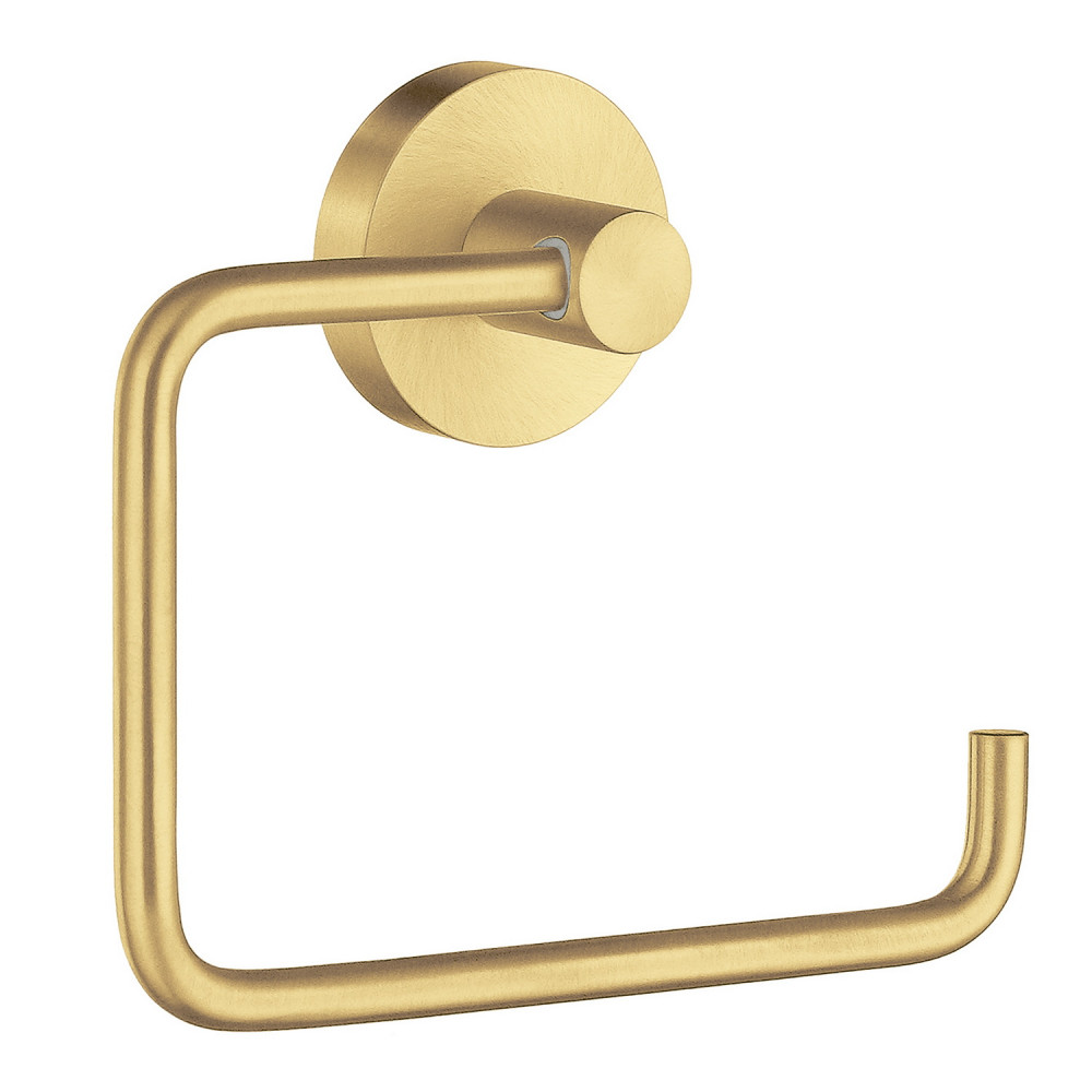 Smedbo Home Brushed Brass Single Toilet Roll Holder