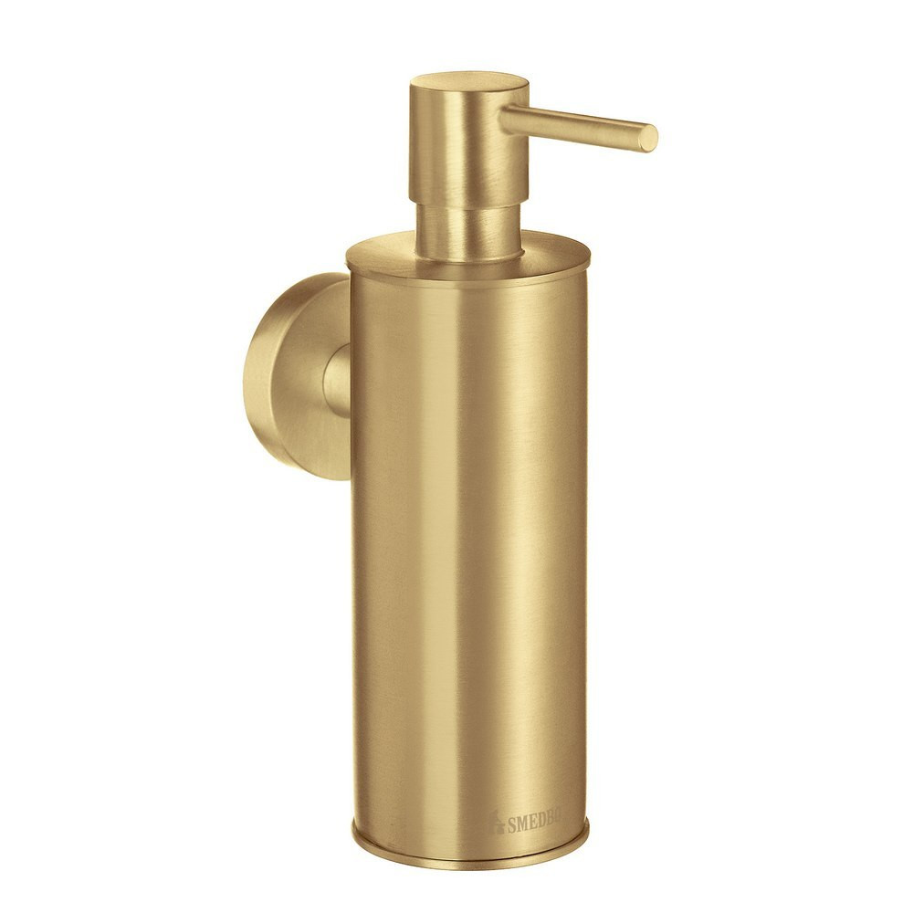 Smedbo Home Brushed Brass Wall Mounted Soap Dispenser (1)