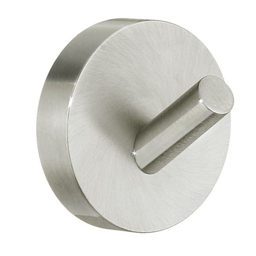 Smedbo Home Brushed Nickel Single Towel Hook
