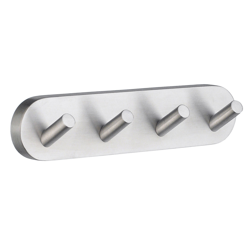 Smedbo Home Quadruple Towel Hook Brushed Chrome