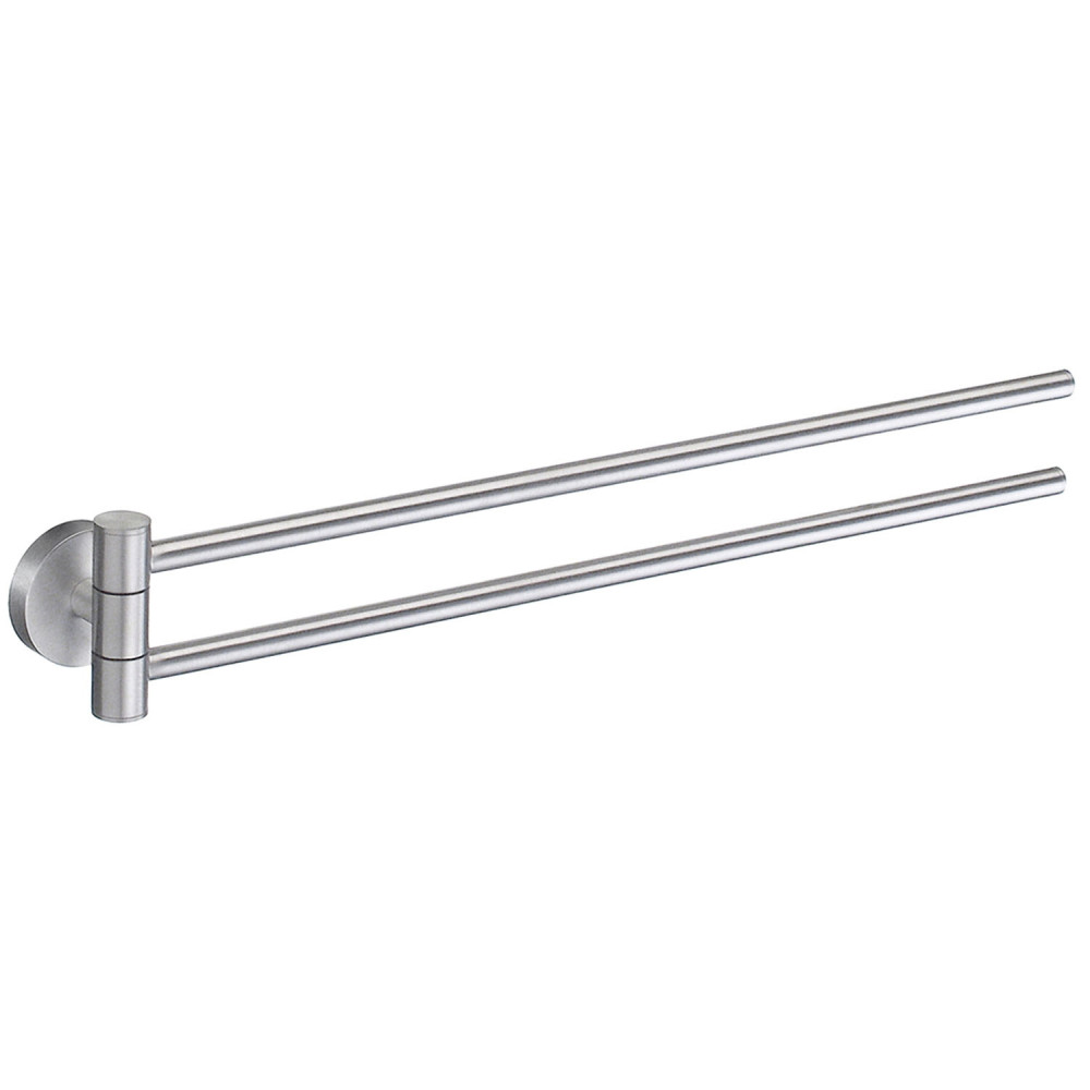 Smedbo Home Swing Arm Towel Rail Brushed Chrome