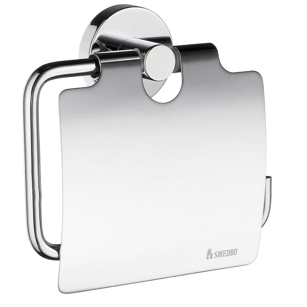Smedbo Home Toilet Roll Holder With Lid